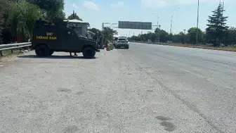 Moloz dökme gerginliği eskişehir'de kovalamacayla bitti