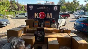 Kayseri'de büyük operasyon: 270 bin makaron ve 327 kilogram tütün ele geçirildi