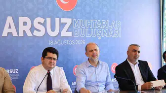 Arsuz'da muhtarlar buluşarak mahalle sorunlarını masaya yatırdı