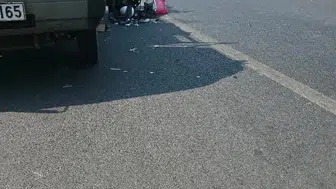 Alanya'da motosiklet kazasında 1 kişi hastanelik oldu