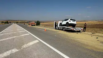 Çorum'da trafik kazası: çekici, traktöre çarpınca 1 kişi yaralandı
