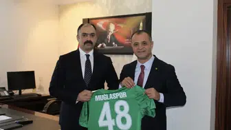 Muğlaspor yönetimi başsavcı kayaközü’ne nezaket ziyaretinde bulundu