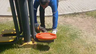 Didim'de park bakımları devam ediyor: Güvenli alanlar için çalışmalar sürmekte