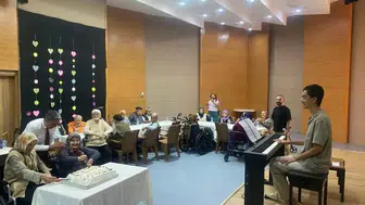 Sinop huzurevinde anlamlı doğum günü kutlaması