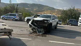 Gölbaşı'nda motosiklet kazasında sürücü ağır yaralandı