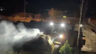 Çorum'da saman balyaları alev alev yandı: 7 bin balya küle döndü