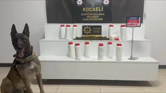 Kocaeli'nde otomobilden 6,5 kilogram esrar çıktı: İki şüpheli gözaltında