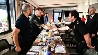 Bursaspor ve Bursa emniyeti güvenlik zirvesinde buluştu