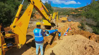 Çal'da içme suyu terfi hattı yenilendi: 10 milyon TL yatırımla modern sistem kuruldu