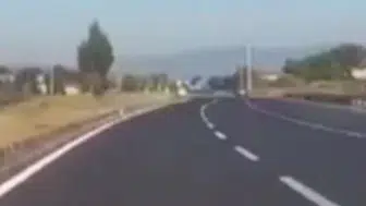 Düzce'de kaza anı güvenlik kameralarında: 5 yaralı