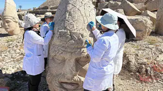 Nemrut Dağı’ndaki heykeller için 5 yıllık koruma programı başlatıldı