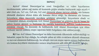 Denizolgun'un ölümündeki şüpheler büyüyor: Yeni bilirkişi raporu dikkat çekti