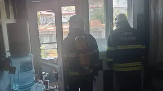 Hassa'da çıkan ev yangını, itfaiyenin müdahalesiyle söndürüldü