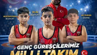 Kozanlı genç güreşçiler milli takım kampında