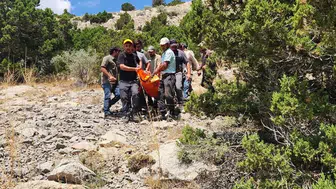 Karaman'da yaban domuzu avında talihsiz kaza: Avcı kayalıklardan düştü