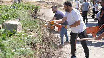 Düzce zabıtaları, tarihi kazılara gönüllü destek sağladı