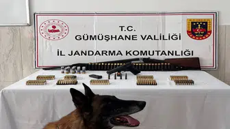 Gümüşhane'de ruhsatsız silah ve mühimmat ele geçirildi