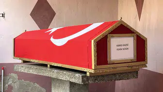 Kıbrıs gazisi fehim sezgin'in son yolculuğuna veda
