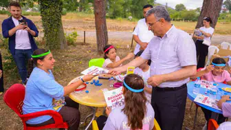 İlkadım Belediyesi'nden çocuklara yönelik eğlenceli yaz etkinliği: camiler sesinle şenlensin