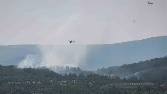 Muğla'da yangın söndürme çalışmaları devam ediyor