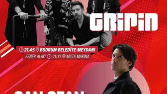 Bodrum'da 30 Ağustos Zafer Bayramı coşkusu: Gripin ve Can Ozan konserleri