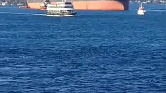 Kerç Boğazı'ndaki saldırı sonrası 'Great Ocean' İstanbul Boğazı'ndan güvenle geçti