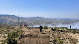 Menteşe'de hızla kontrol altına alınan makilik yangını