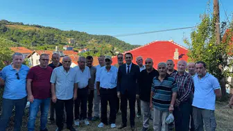 Kaymakam kürkcü, sinop köylerinin ihtiyaçlarını dinlemek üzere ziyaretlerde bulundu
