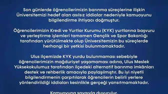Bartın Üniversitesi'nden barınma sorununa açıklık: İddialar asılsız