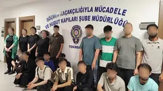 Tekirdağ'da düzensiz göçmen operasyonu: Sürücü tutuklandı