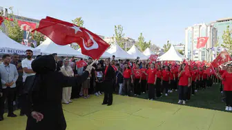 Melikgazi çocuk şenliğinde renkli anlar yaşandı