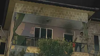Bucak'ta gece çıkan yangın paniğe neden oldu