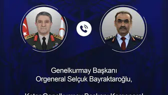 Bayraktaroğlu, Katar Genelkurmay Başkanı ile önemli bir görüşme gerçekleştirdi