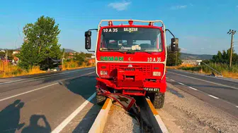 Balıkesir'de orman yangınına giden araç ile otomobil çarpıştı: 1 kişi yaşamını yitirdi