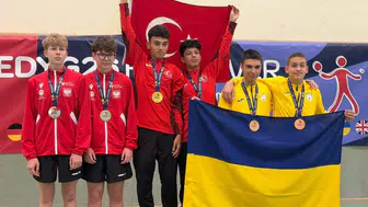 Sivaslı milli sporcu ebubekir ince, Avrupa’da üç madalya birden kazandı