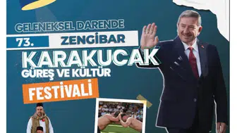 Darende'de geleneksel zengibar karakucak güreş festivali hazırlıkları sona erdi