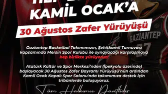 Umut Yılmaz, Gaziantep Basketbol için tüm kentliyi desteklemeye davet etti