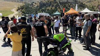 Ergan Motofest, akrobasi gösterisi ile başladı