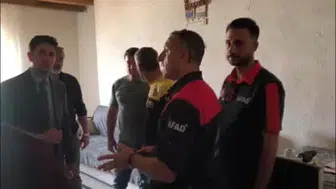 Kayseri'de meydana gelen deprem sonrasında evlerde hasar tespit edildi