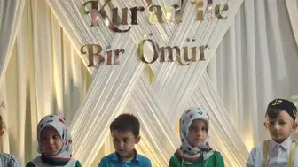 Söke'de minik öğrencilerin hatim heyecanı yaşandı