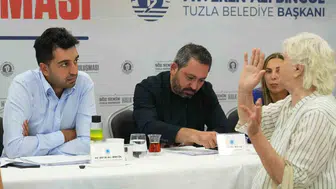 Tuzlayla bir araya gelen başkan, halkın taleplerine kulak verdi
