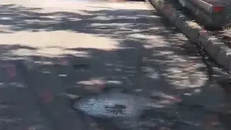 Muş'ta seyir halindeki motosikletin alev alması paniğe neden oldu