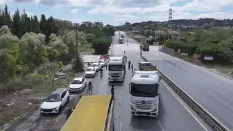 Arnavutköy'de hafriyat kamyonlarına ve beton mikserlerine kapsamlı denetim yapıldı