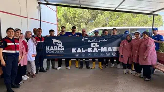 Bursa jandarmasından kadınlara kades uygulaması hakkında bilgilendirme