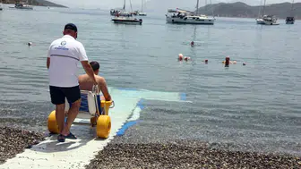 Muğla'da engelli bireyler için 23 engelsiz plaj hizmette