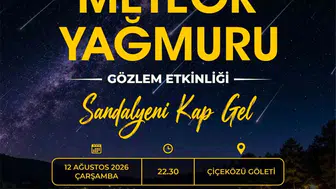 Yenişehir’de perseid meteor yağmuru gözlem etkinliği düzenleniyor