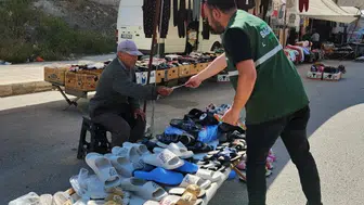 Bağımlılıklara karşı farkındalık oluşturmak amacıyla halk pazarında etkinlik