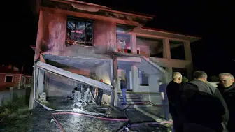 Kulu'da inşaat garajında traktör yangını: Maddi hasar meydana geldi