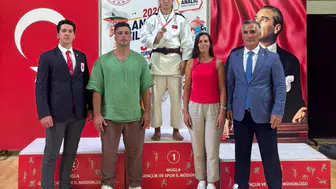 Eskişehirli judocu tuana kambur, Türkiye şampiyonu olarak altın madalya kazandı