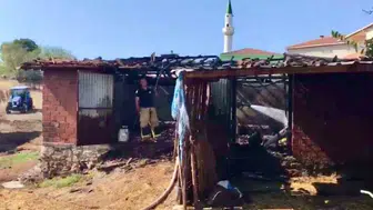 Çanakkale'deki ahır yangını hızlı müdahaleyle söndürüldü